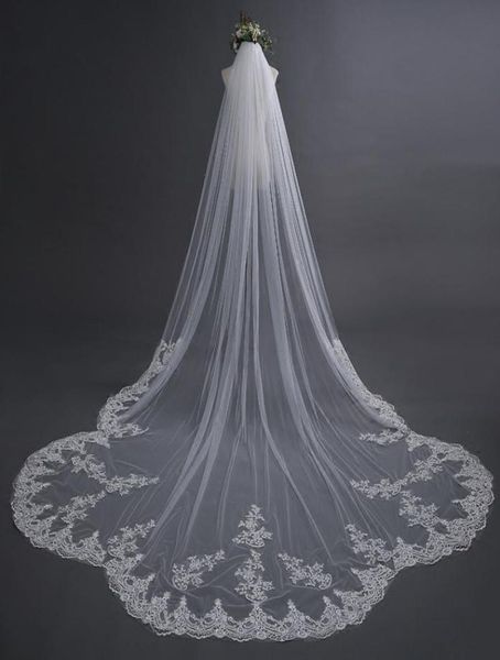 3 meter ivory cathedral wedding veil with comb long lace edge bridal veil wedding accessories real pictures4651181, Black
3 meter ivory cathedral wedding veil with comb long lace edge bridal veil wedding accessories real pictures4651181, Black