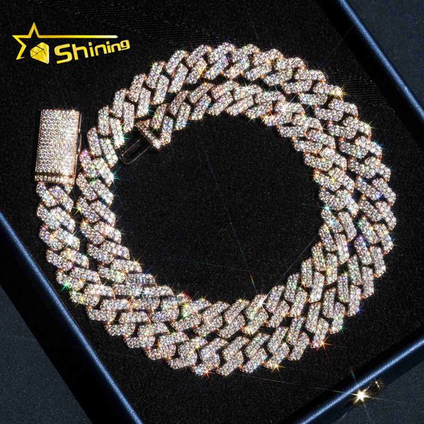 real gold hip hop iced out certificated 10mm 18inch 70.73gram 10k rose gold moissanite cuban chain, Silver
real gold hip hop iced out certificated 10mm 18inch 70.73gram 10k rose gold moissanite cuban chain, Silver