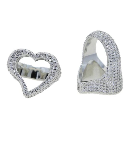 new arrived punk style heart ring with full cz stone paved hip hop rings for men boy women jewelry whole1514710, Silver
new arrived punk style heart ring with full cz stone paved hip hop rings for men boy women jewelry whole1514710, Silver