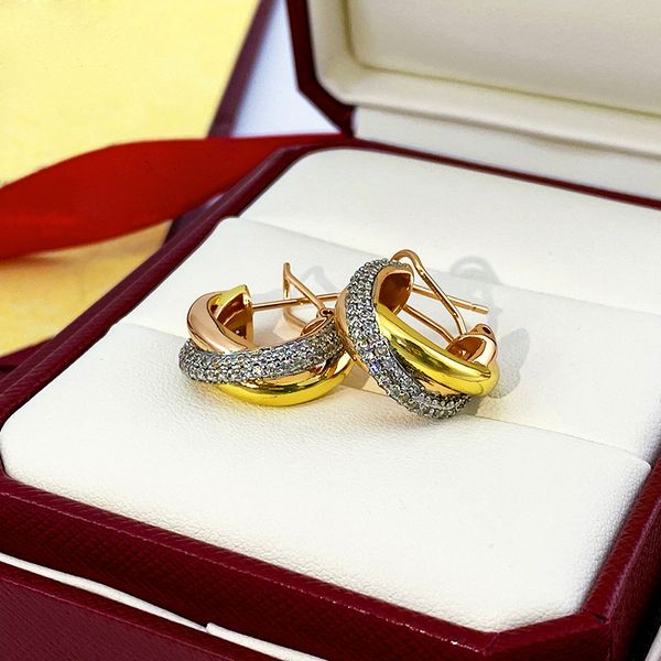 three circle stainless steel classic gold plated stud earrings women's earrings jewelry gifts for friends memorial day engagement lover, Golden;silver
three circle stainless steel classic gold plated stud earrings women's earrings jewelry gifts for friends memorial day engagement lover, Golden;silver