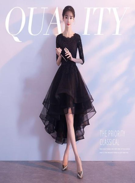 black gothic short high low wedding dresses with half sleeves lace tulle women informal chic short non white bridal gowns custom m9506451
black gothic short high low wedding dresses with half sleeves lace tulle women informal chic short non white bridal gowns custom m9506451