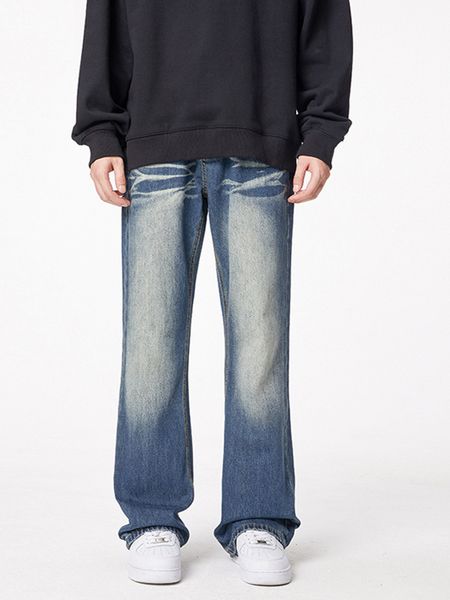 men s jeans yihanke fashion casual loose mid high waist washed denim pants stylish male straight trousers streetwear men 230823, Blue
men s jeans yihanke fashion casual loose mid high waist washed denim pants stylish male straight trousers streetwear men 230823, Blue