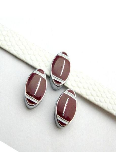100pcslot hole 8mm sport football slide charm fit for 8mm diy leather wristband keychains fashion jewelrys1395791, Bronze;silver
100pcslot hole 8mm sport football slide charm fit for 8mm diy leather wristband keychains fashion jewelrys1395791, Bronze;silver