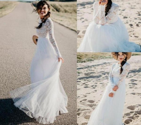2019 long sleeves wedding dresses lace tulle custom made floor length autumn bridal dress country boho empire waist wedding gowns9404881, White
2019 long sleeves wedding dresses lace tulle custom made floor length autumn bridal dress country boho empire waist wedding gowns9404881, White