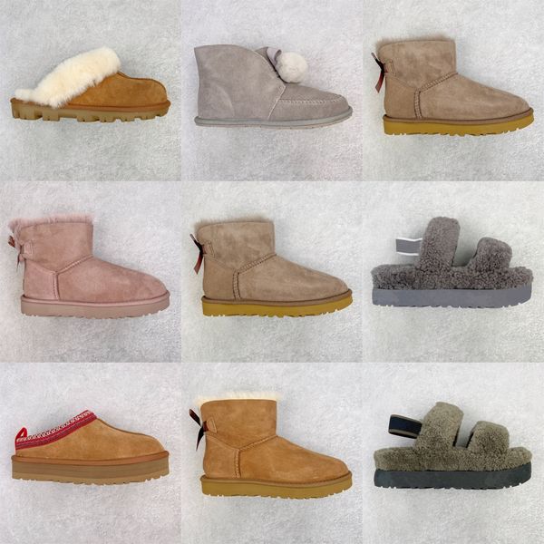 winter boots slippers chestnut fur slides sheepskin shearling mules women ultra mini platform boot slip-on shoes suede upper comfort fall wi, Black
winter boots slippers chestnut fur slides sheepskin shearling mules women ultra mini platform boot slip-on shoes suede upper comfort fall wi, Black