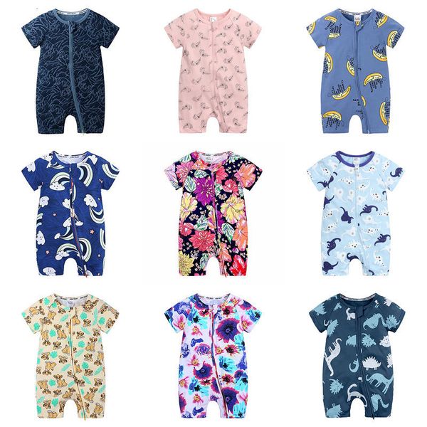 rompers cartoon print baby romper fashion toddler girl summer clothes cotton zipper short sleeve born boys 3 24 months 230823, Blue
rompers cartoon print baby romper fashion toddler girl summer clothes cotton zipper short sleeve born boys 3 24 months 230823, Blue
