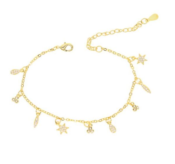 fashion jewelry delicate cz charm tiny cute girl gold chain 165cm luxury dangle charm gold plated bracelet9267049, Golden;silver
fashion jewelry delicate cz charm tiny cute girl gold chain 165cm luxury dangle charm gold plated bracelet9267049, Golden;silver