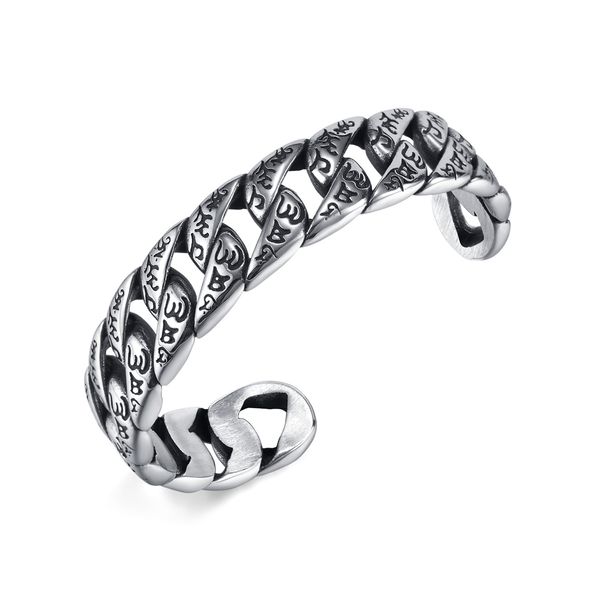 50g weight stainless steel mens cuff bangle cool hip-hop bracelet vintage silver 10mm wide n1069, White
50g weight stainless steel mens cuff bangle cool hip-hop bracelet vintage silver 10mm wide n1069, White