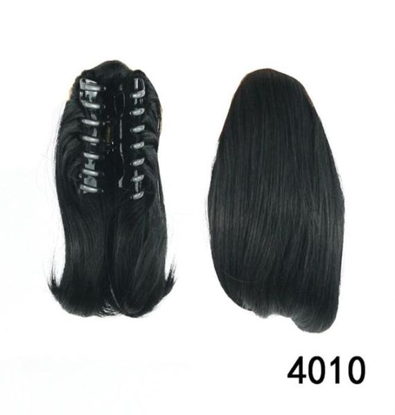 heat resistant synthetic hair 90gr 12quot 30cm natural wave claw ponytail hair extensions9091412, Black
heat resistant synthetic hair 90gr 12quot 30cm natural wave claw ponytail hair extensions9091412, Black