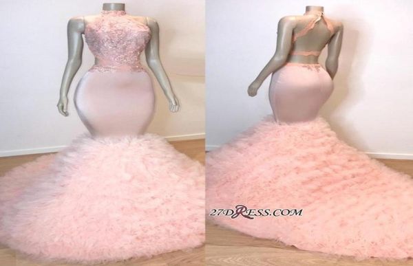 2019 pink high neck mermaid prom dresses backless lace tulle puffy formal evening party gown sequins pageant dresses custom m2096129, Black
2019 pink high neck mermaid prom dresses backless lace tulle puffy formal evening party gown sequins pageant dresses custom m2096129, Black