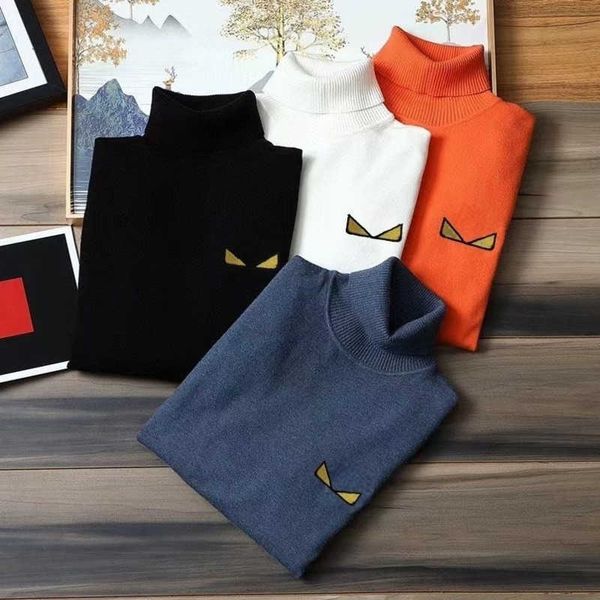 winter warm sweater designer knitwear fabric fashion embroidery eye logo long sleeved pullover coat high collar men women knitted sweater, White;black
winter warm sweater designer knitwear fabric fashion embroidery eye logo long sleeved pullover coat high collar men women knitted sweater, White;black