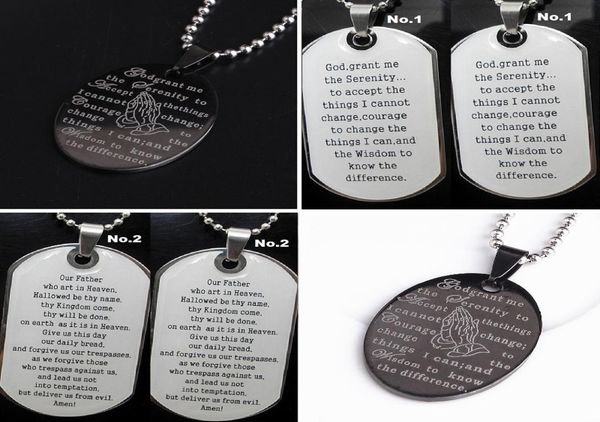 whole silverblack english words the serenity lord039s prayer stainless steel pendant necklaces with chains brand new4982487, Silver
whole silverblack english words the serenity lord039s prayer stainless steel pendant necklaces with chains brand new4982487, Silver