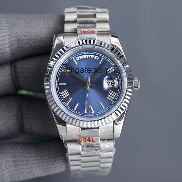 17 types men watches luxury watch silver case blue dial 40mm day date automatic mechanical sweeping mens watch stainless steel bracelet lumi, Slivery;golden
17 types men watches luxury watch silver case blue dial 40mm day date automatic mechanical sweeping mens watch stainless steel bracelet lumi, Slivery;golden