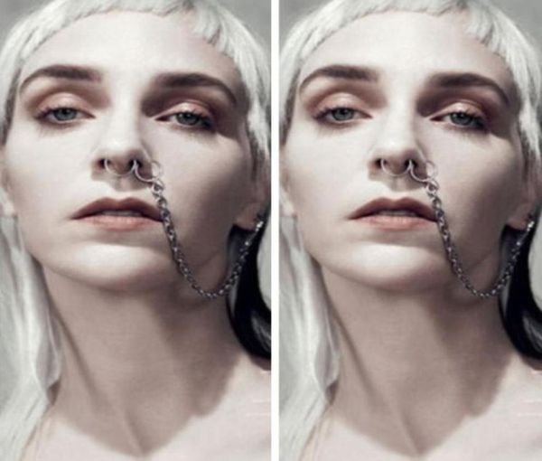 fashion alloy nose rings and studs fake septum nose to ear chain nose ring pierced earring jewelry drop ship18333629144196, Silver
fashion alloy nose rings and studs fake septum nose to ear chain nose ring pierced earring jewelry drop ship18333629144196, Silver