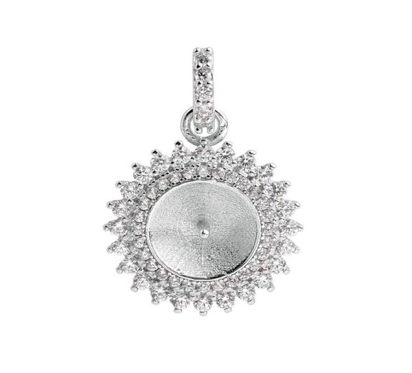 pendant settings pearl mounts 925 sterling silver two layer zircon surrounded charms gift diy 5 pieces4709517, Slivery;crystal
pendant settings pearl mounts 925 sterling silver two layer zircon surrounded charms gift diy 5 pieces4709517, Slivery;crystal