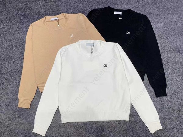 women jumper sweatshirt knit sweaters womens 3 color classic casual round neck long sleeve everyday pullover designer sweater, White;black
women jumper sweatshirt knit sweaters womens 3 color classic casual round neck long sleeve everyday pullover designer sweater, White;black
