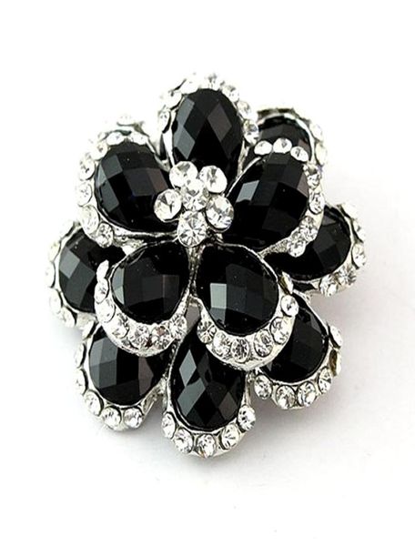 silver color clear crystal and black stone flower bouquet brooch pin2689914, Gray
silver color clear crystal and black stone flower bouquet brooch pin2689914, Gray