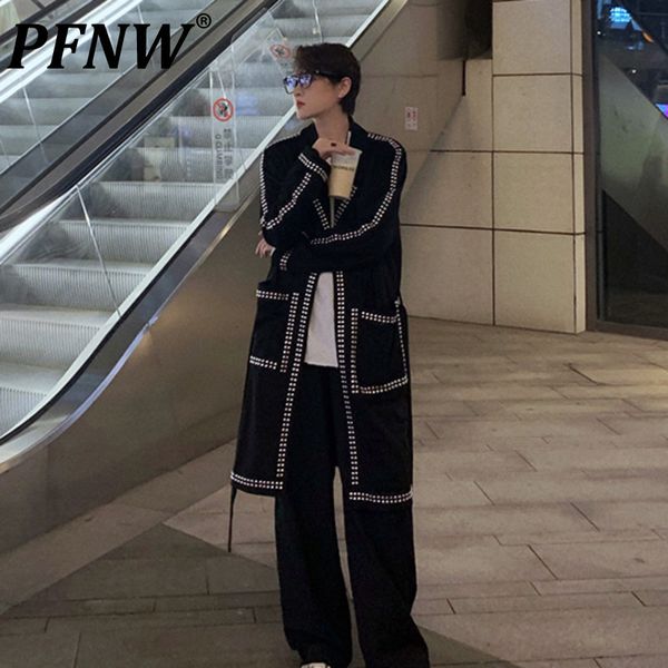 men's jackets pfnw darkwear autumn winter design style personalized rivet mid length loose coats for men and women high street trench 1, Black;brown
men's jackets pfnw darkwear autumn winter design style personalized rivet mid length loose coats for men and women high street trench 1, Black;brown