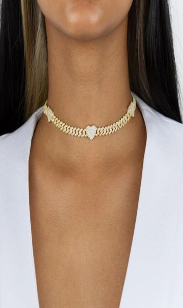 2021 valentine039s day gift for lover 3 pcs micro paved cz heart charm 7mm cuban link chain collar choker necklace9690900, Black
2021 valentine039s day gift for lover 3 pcs micro paved cz heart charm 7mm cuban link chain collar choker necklace9690900, Black