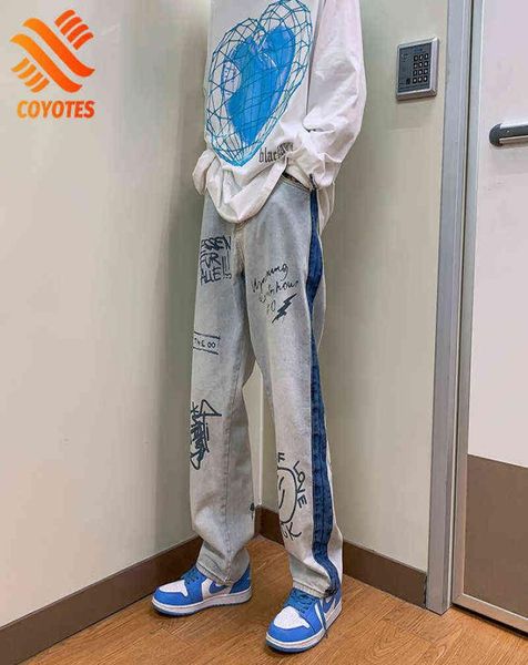 coyotes jeans men039s loose fashion trousers print straightleg pants baggy casual wide leg jeans korean streetwear men clothin6142761, Blue
coyotes jeans men039s loose fashion trousers print straightleg pants baggy casual wide leg jeans korean streetwear men clothin6142761, Blue