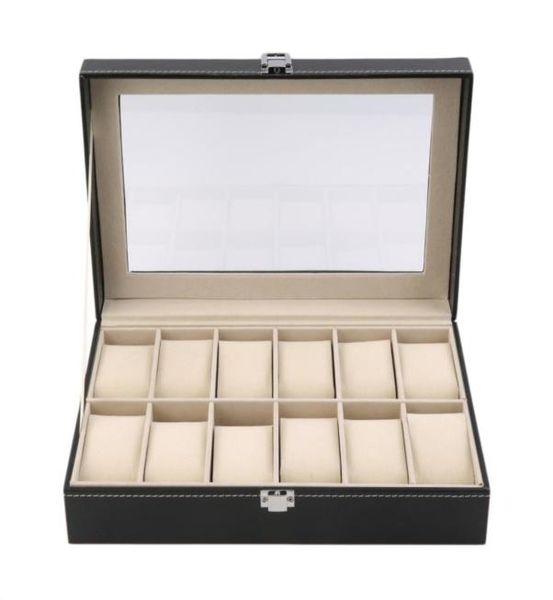 12 slots grid pu leather watch display box jewelry storage organizer case locked watch display casket with black color4595187, Black;blue
12 slots grid pu leather watch display box jewelry storage organizer case locked watch display casket with black color4595187, Black;blue