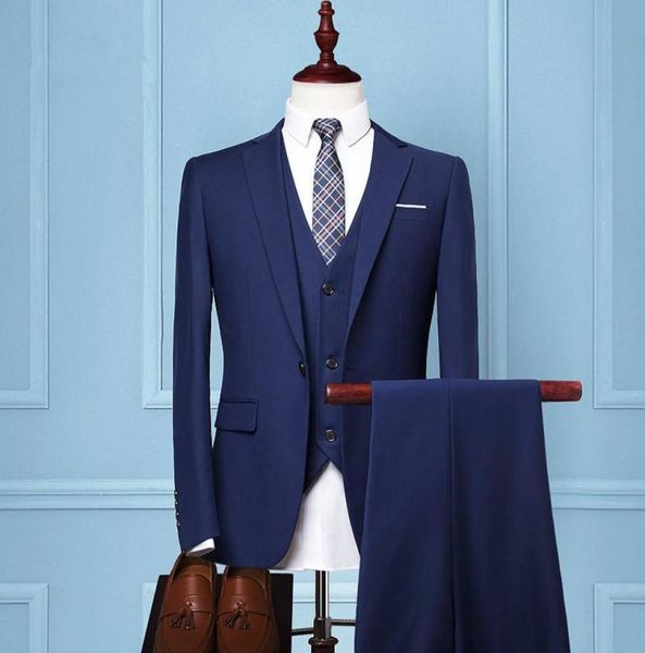 three piece navy blue notch lapel wedding groom tuxedos men suits weddingpromdinner man blazerjackettievestpants9456993, Black;gray
three piece navy blue notch lapel wedding groom tuxedos men suits weddingpromdinner man blazerjackettievestpants9456993, Black;gray
