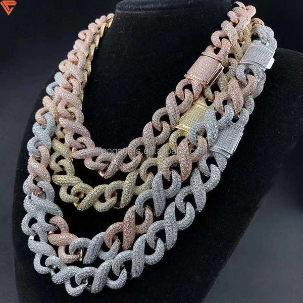 selling products moissanite jewelry necklace hip-hop gold plated vvs moissanite diamond luxury cuban chain, Silver
selling products moissanite jewelry necklace hip-hop gold plated vvs moissanite diamond luxury cuban chain, Silver