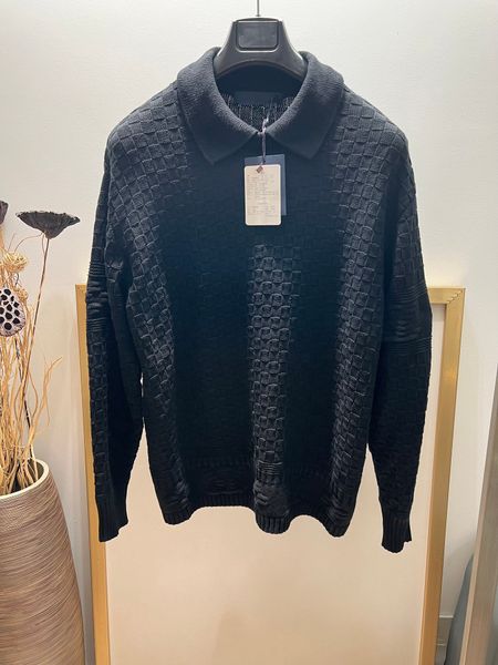 autumn and winter new style designer sweater fashion plaid knitted design lapel neck sweater us size luxury brand mens sweater, White;black
autumn and winter new style designer sweater fashion plaid knitted design lapel neck sweater us size luxury brand mens sweater, White;black