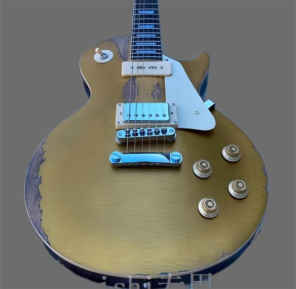 in stock electric guitar rose wood fingerboard made in china vintage guitar gold dust color
in stock electric guitar rose wood fingerboard made in china vintage guitar gold dust color