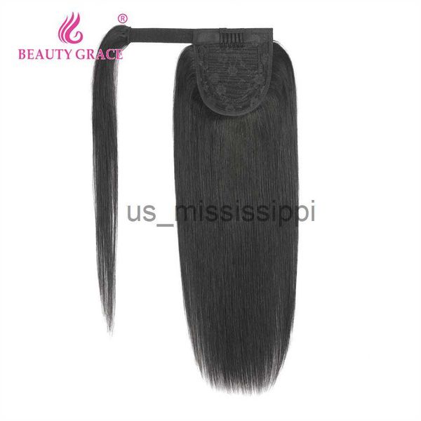 synthetic wigs beauty grace straight wrap up ponytail human hair remy hair ponytails clip in hair for women natural color x0823, Black
synthetic wigs beauty grace straight wrap up ponytail human hair remy hair ponytails clip in hair for women natural color x0823, Black