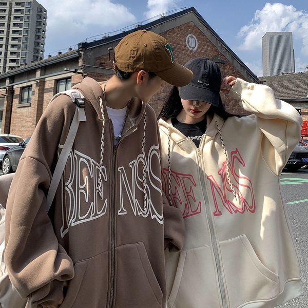 men's hoodies sweatshirts american hiphop couple jacket men autumn and winter fleece heavy brand hooded cardigan sweater y2k oversize z, Black
men's hoodies sweatshirts american hiphop couple jacket men autumn and winter fleece heavy brand hooded cardigan sweater y2k oversize z, Black