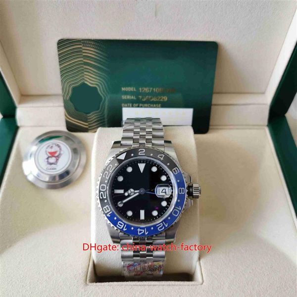 clean factory mens watch super version 40mm gmt 126710 126710blro ceramic waterproof watches cal 3285 movement mechanical automati276s, Slivery;brown
clean factory mens watch super version 40mm gmt 126710 126710blro ceramic waterproof watches cal 3285 movement mechanical automati276s, Slivery;brown