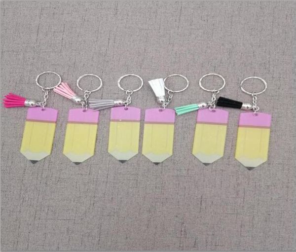 creative teachers day fashion acrylic pencil keychain personalize with small tassel keyring festival party gift7307789, Blue
creative teachers day fashion acrylic pencil keychain personalize with small tassel keyring festival party gift7307789, Blue