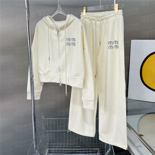 sequins letter sweatshirts pants women designer tracksuits casual loose zipper hoodies sweatpants running sports suits, Black
sequins letter sweatshirts pants women designer tracksuits casual loose zipper hoodies sweatpants running sports suits, Black