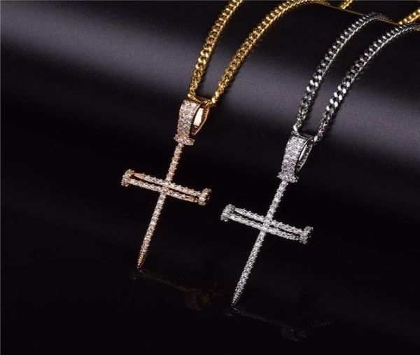 gold zircon nail cross pendant gold silver copper material iced out cross cz pendants necklace chain fashion hip hop jewelry8540101
gold zircon nail cross pendant gold silver copper material iced out cross cz pendants necklace chain fashion hip hop jewelry8540101