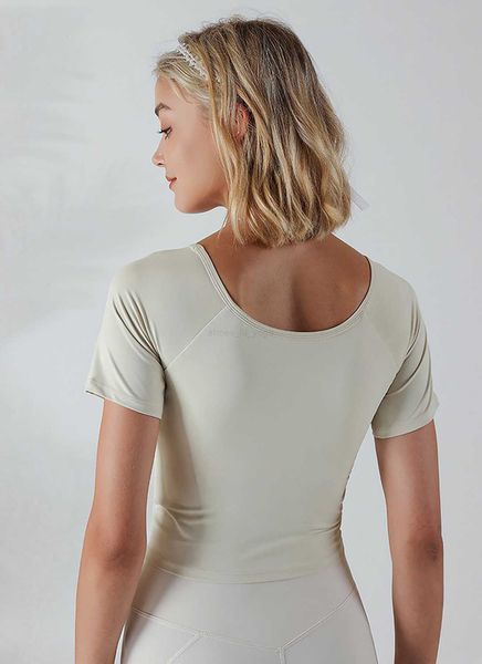 ll-t979 summer new chest short-sleeved running fitness net red yoga clothes women with chest pads cross hem sportswear please check the size
ll-t979 summer new chest short-sleeved running fitness net red yoga clothes women with chest pads cross hem sportswear please check the size