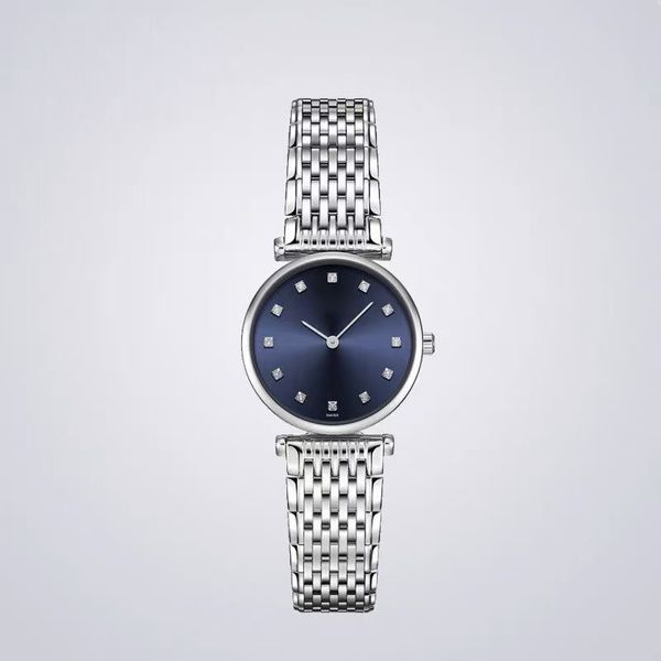 elegant series men's and women's quartz movement watch round silver case blue dial diamond time mark stainless steel bracelet sapp, Slivery;brown
elegant series men's and women's quartz movement watch round silver case blue dial diamond time mark stainless steel bracelet sapp, Slivery;brown