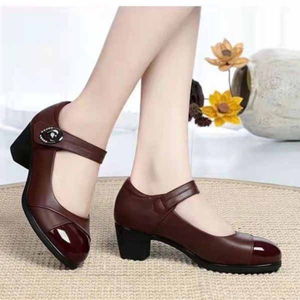 dress shoe classic wine red height increased round toe buckle strap heel shoes lady fashion comfort summer party pump 230823, Black
dress shoe classic wine red height increased round toe buckle strap heel shoes lady fashion comfort summer party pump 230823, Black