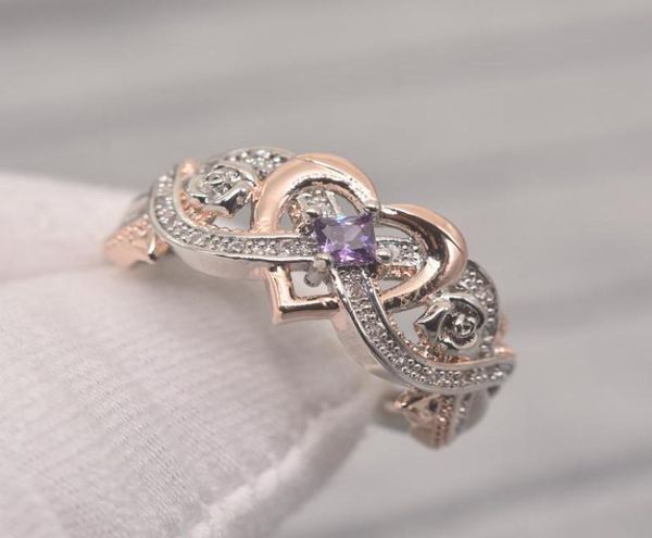 fashion jewelry ring rose princess diamond ring refers to love rose gold double color zircon delicate and beautiful ring6553340, Silver
fashion jewelry ring rose princess diamond ring refers to love rose gold double color zircon delicate and beautiful ring6553340, Silver