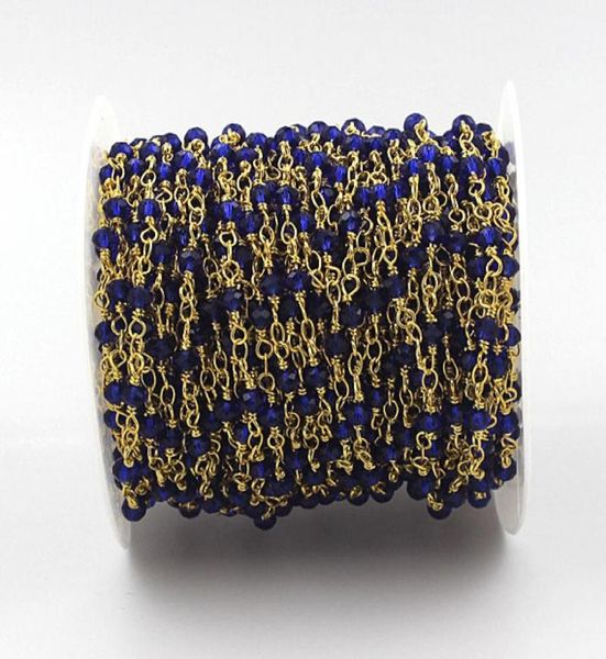 whole sapphire blue rosary style beaded chain4x3mm faceted rondelles sapphire blue beads wire wrapped gold chain beaded c46546068689, Silver
whole sapphire blue rosary style beaded chain4x3mm faceted rondelles sapphire blue beads wire wrapped gold chain beaded c46546068689, Silver