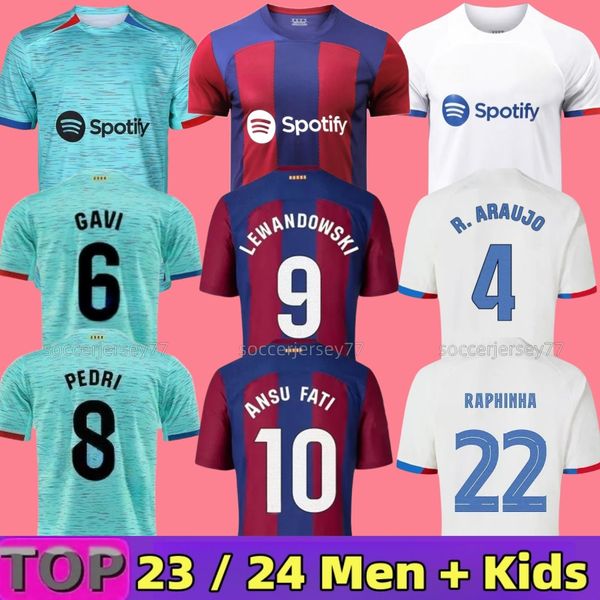 23 24 lewandowski ansu fati soccer jerseys pedri barcelonas ferran football shirt o. dembele r. araujo christensen dest 2023 2024 camiseta t, Black;yellow
23 24 lewandowski ansu fati soccer jerseys pedri barcelonas ferran football shirt o. dembele r. araujo christensen dest 2023 2024 camiseta t, Black;yellow