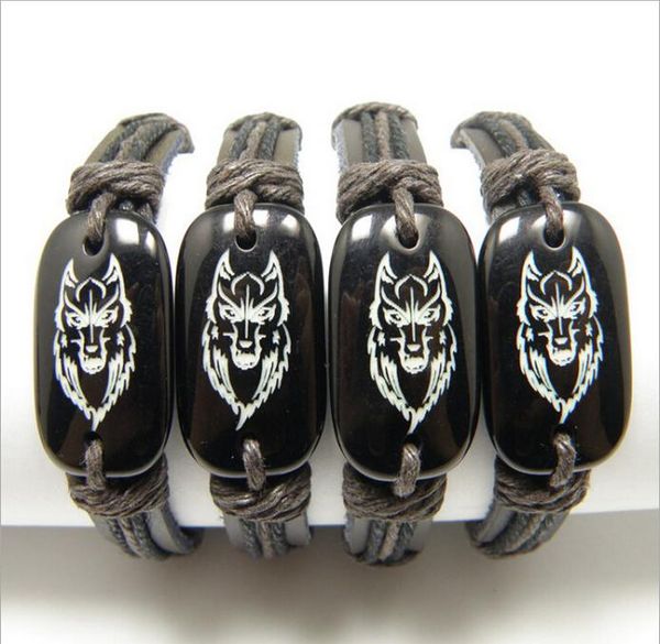 whole 12pcsl men039s tribal style leather bracelets resin carved wolf head surfer bracelet adjustable bangle for gift mb039705670, Golden;silver
whole 12pcsl men039s tribal style leather bracelets resin carved wolf head surfer bracelet adjustable bangle for gift mb039705670, Golden;silver