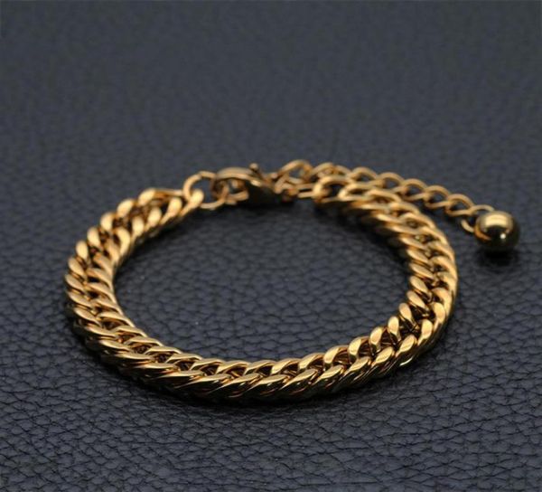 bead gpld chain bracelets mens stainless steel cuban link charm chain on hand punk hip hop gifts for man accessories whole312t6706616, Black
bead gpld chain bracelets mens stainless steel cuban link charm chain on hand punk hip hop gifts for man accessories whole312t6706616, Black