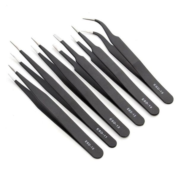 whole6pcs esd safe antistatic stainless steel tweezers set maintenance watch repair tools kits electronic rework tool set di2060708
whole6pcs esd safe antistatic stainless steel tweezers set maintenance watch repair tools kits electronic rework tool set di2060708