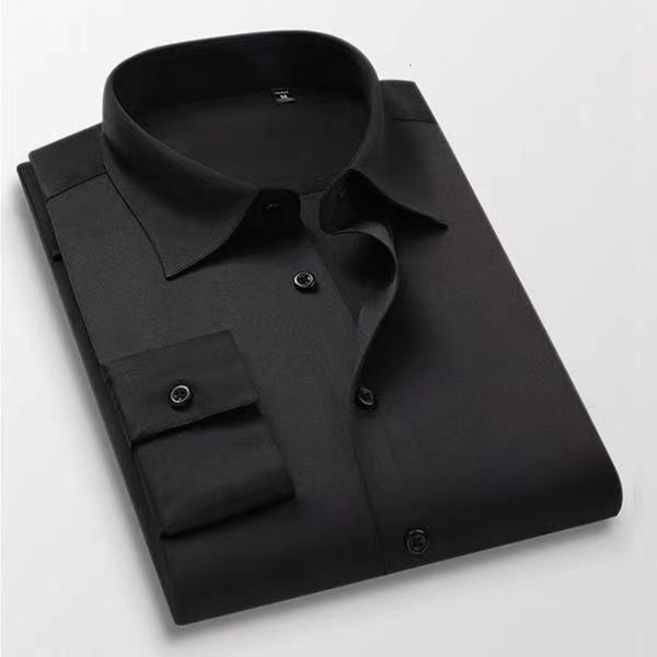 men's casual shirts mens fashionlong sleeved shirt business professional suit party dress male 230822, White;black
men's casual shirts mens fashionlong sleeved shirt business professional suit party dress male 230822, White;black