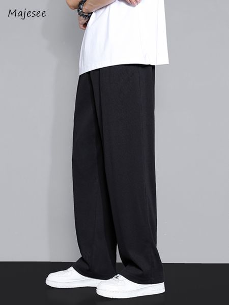 men's pants men summer daily casual straight loose full length trousers couple breathable trendy american style solid 230822, Black
men's pants men summer daily casual straight loose full length trousers couple breathable trendy american style solid 230822, Black
