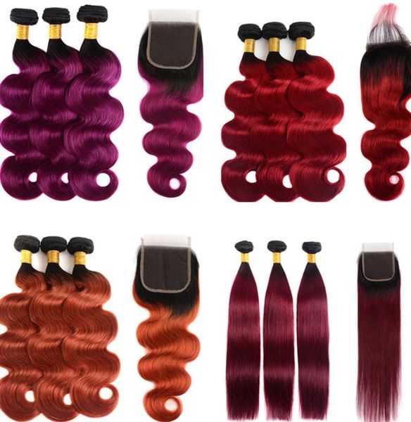 ombre brazilian hair weaves with 4x4 lace closure human hair bundles peruvian indian malaysian remy hair extensions6554854, Black
ombre brazilian hair weaves with 4x4 lace closure human hair bundles peruvian indian malaysian remy hair extensions6554854, Black