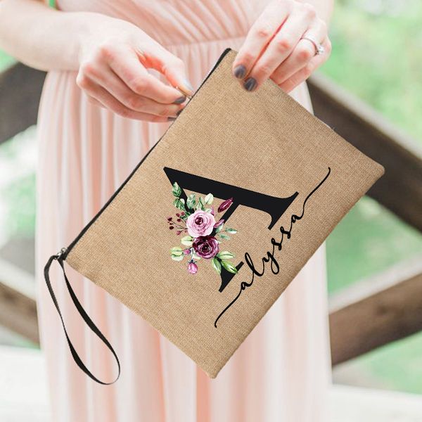 cosmetic bags cases flower initial letter custom name bag women neceser makeup linen zipper pouch travel toiletry organizer mujer bolsa 2308
cosmetic bags cases flower initial letter custom name bag women neceser makeup linen zipper pouch travel toiletry organizer mujer bolsa 2308