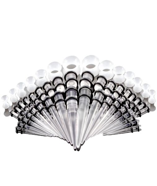 50pcsset acrylic ear stretching kit beginer 14g00g ear gauge kit taper set ear stretchers plug and tunnel set expander jewelry3756169, Silver
50pcsset acrylic ear stretching kit beginer 14g00g ear gauge kit taper set ear stretchers plug and tunnel set expander jewelry3756169, Silver