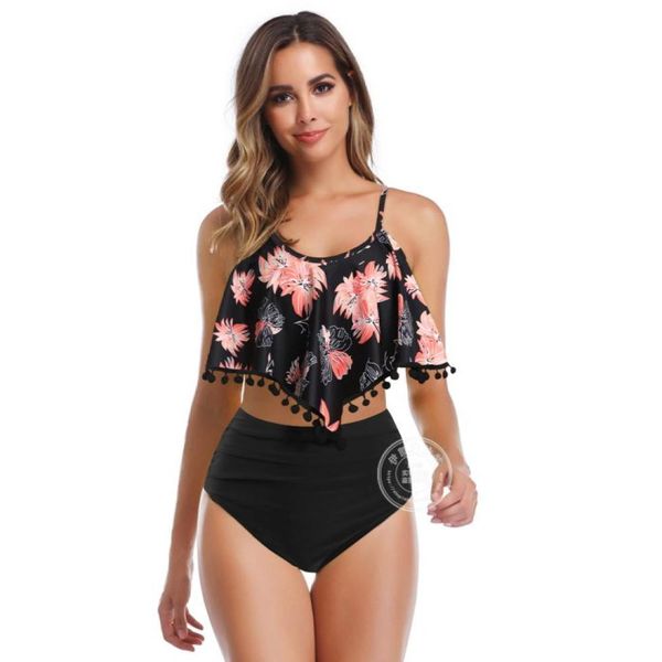 swimwear tassel ruffles women suits two piece sets leaves poke flower printed beachwear high waist bikini set bottoms push up tank5192223
swimwear tassel ruffles women suits two piece sets leaves poke flower printed beachwear high waist bikini set bottoms push up tank5192223